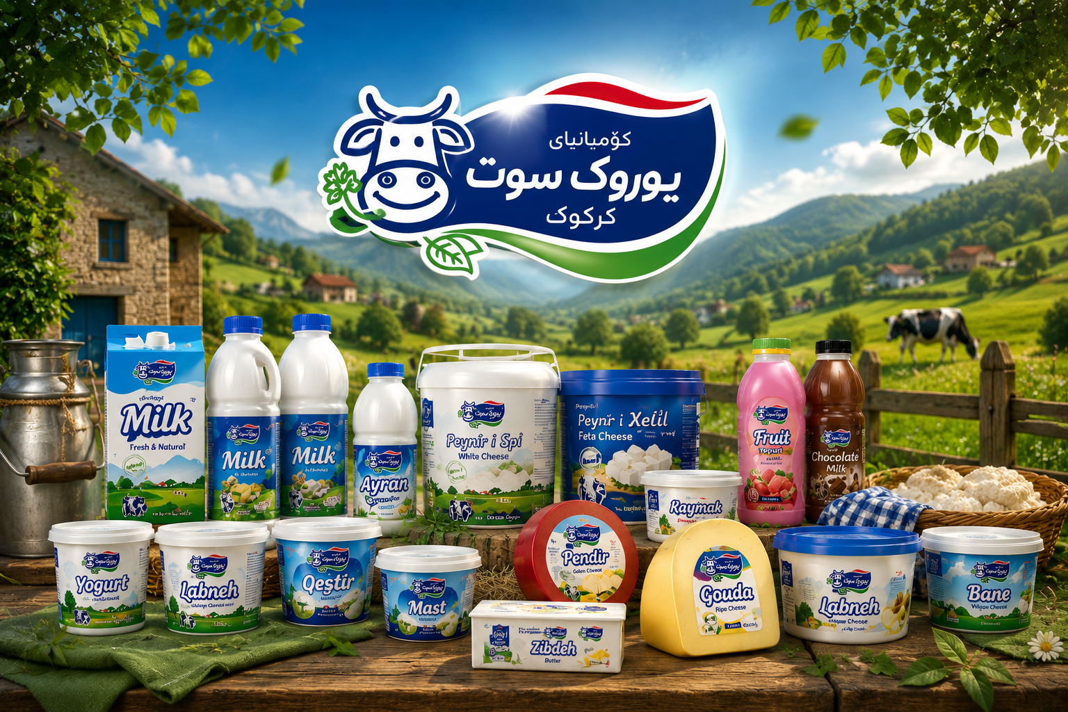 یوروک سوت dairy products